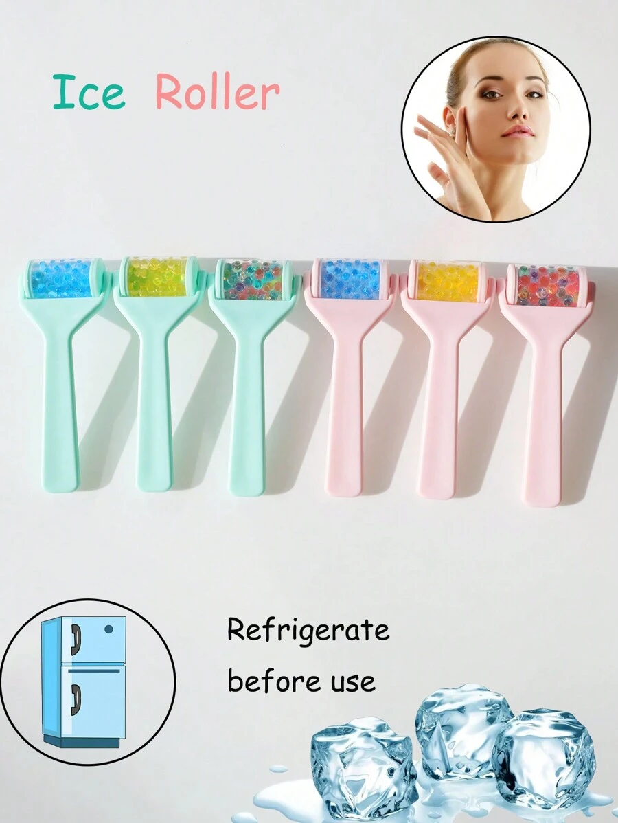 1 con lăn mát xa mặt bằng đá, dụng cụ mát xa làm mát, quà tặng chăm sóc da tại spa cho phụ nữ, sử dụng tại nhà - Nhiều màu - Xem 1