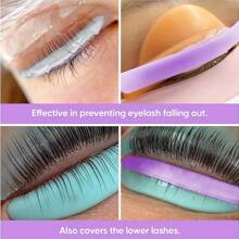 Lash Lift Ribbon Kit Silicone Lash Lift Shields Soft Eyelash Perm Lash Lift Rods Ribbed For Permanent Eye Lashes Perming (Bend 6 Colors) - Multicolor - View 7