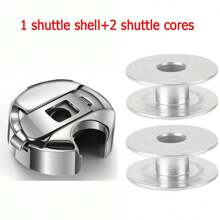 24pcs Sewing Machine Bobbins Covers, Industrial Sewing Machine Bobbins, Sewing Bobbins, For Industrial Electric Flat Bed Sewing Machines (Assorted Styles Storage Boxes) - Silver - View 13