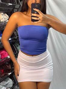 Women Tops - Blue - View 1