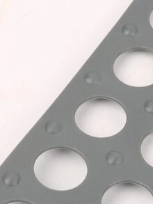 Bathroom Anti-Slip Mat, Shower Room Bathtub Floor Rug, Waterproof Perforated Toilet Bath Mat - Grey - View 9