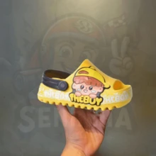 Kids Fashion Slippers - 黃色 - 查看 1