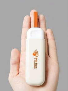 Portable Packaging Box Small Mini Medicine Box Portable Morning, Noon And Evening Pill Box - White - View 4