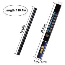 Dazone 300CM Uncut Roll Window Tint Film 15% VLT 20" X 10ft Feet For Car Home Office Glass Window UV Block Sunshade Tint Film Universal Privacy Security For Car Truck Auto- Any Size & Shade With Free Tools