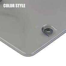 2入組透明車牌保護套，用於保護汽車車牌護板，前後車牌套，車牌護板車牌框與螺絲蓋套件 - 彩色 - 查看 10