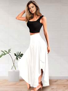 Women Skirts - White - View 2