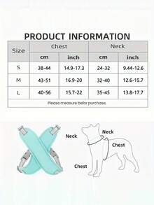 Cross-Shaped Breathable Pet Dog Harness With Reflective Vest And Leash - Yellow - View 7