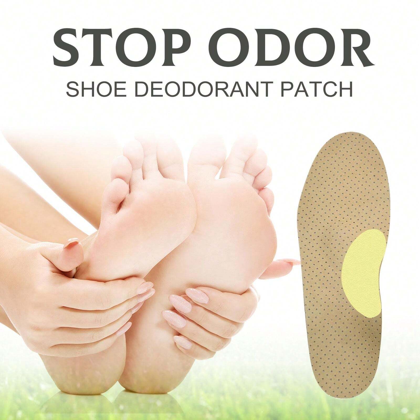 Lemon Scented Shoe Deodorant Pads, Antibacterial And Odor Eliminating