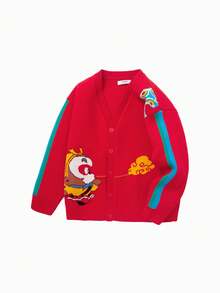 Balabala 青少年男孩毛衣和新款毛衣 - 紅色 - 查看 4