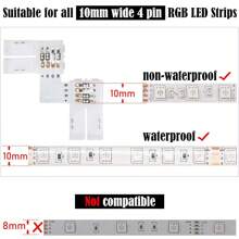 4-Pin LED Light Strip Connector Kit For 5050 10mm Wide Light Strip, Including 8 Types Of Solderless Accessories (Total 80 Pieces), RGB Extension Cable, LED Jumper, Bi-Directional RGB Splitter Cable, L Connector, T Connector, Gapless Connector, 4-Pin Male Connector, LED Strip Clip, Providing Most Parts For DIY Lighting Projects