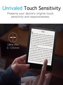 Apple [4 In 1] 1pc Transparent Protective Case And 3pcs Screen Protector For Kindle, Full Coverage Clear Case Anti Fall, Silicon Soft Shell / Anti-Glare Matte Soft PET Film, Eye Protection Shield For Reading Anti-Scratch