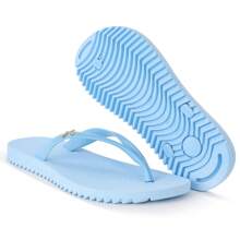 Women Flip-Flops - 淺藍色 - 查看 3