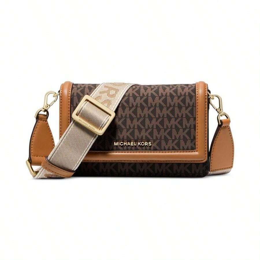 Michael Kors | Jet Set Logo Crossbody | | Women Crossbody - Brn/acorn - View 1