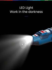 1pc Bosch Cordless Rechargeable Electric Grinder, Rotary Tool, Small Electric Grinding Machine GRO12V-35 Bare Machine, Without Battery And Charger, Multi-Function Cutting Machine - Multicolor - View 4