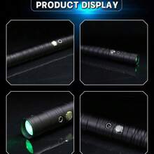 Light Up Saber 15 Colors Change Lightsabers 2 In 1 Metal Light Sword RGB Light Sword Toy , Light Up Saber For Kids 3+, Extendable Toy Light Up Saber, Toy Sword For Kids Boys Light Up Saber For Adult Sword Set, Retractable Light Up Saber - 2件黑色 - 查看 7