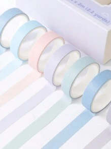 20 Rolls Of Color Ultra-Thin Washi Tape Set,2m Long Masking Tape For Diaries, Notebooks, Bullet Diaries, Planners, DIY Crafts, Art Packaging, Decorative Scrapbook Supplies Tape