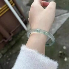 1 Vòng Tay Ngọc Ngọc Xanh, Vàng, Tím, Trắng, Vòng Tay Đá Quý, Vòng Tay Đá Quý Cao Cấp, Vòng Tay Handmade - Heal Protect Vòng Tay May Mắn Hộp Trang Sức Vòng Tay (56-62 Mm) Vòng Tay Thời Trang Quà Tặng, Quà Tặng Cho Nàng. - A1 - Xem 4
