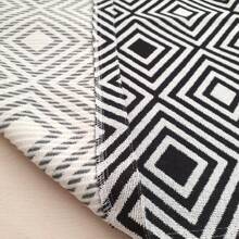 Living Room Rug 2.00x1.50 With Non-Slip Modern And Current - 黑色 - 查看 3