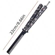 Butterfly Knife Style Comb Toy, Suitable For Daily Life Hairstyling Design - Style 1 - View 8