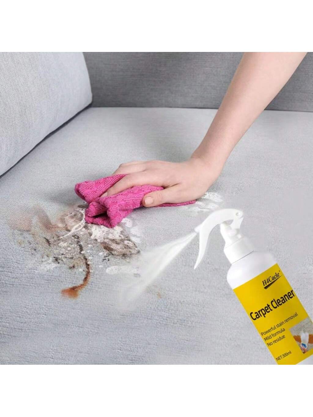 منظف الأريكة والسجاد والأقمشة الجافة بدون غسل – تن...