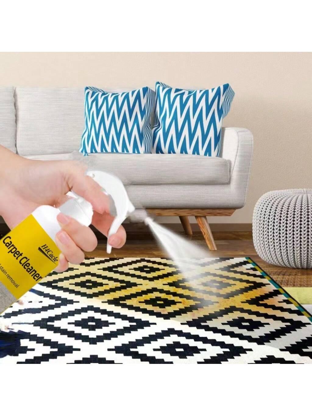 منظف الأريكة والسجاد والأقمشة الجافة بدون غسل – تن...