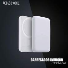 Carregador Portátil Magsafe Bateria 7000mAh Powerbank Indução Magnética Para Celular iPhone 12/13/14 Pro