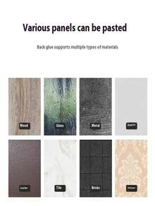 6入組馬卡龍色彩磁性夾，平滑可調式亞克力通用線纜收納器，桌下管理電線夾 - 彩色 - 查看 8