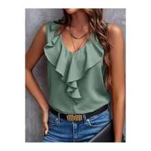 Camisetas & Tops de Tirantes de Mujer - Verde - Ver 1