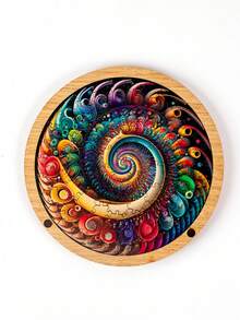 多巴胺木製拼圖-挑戰您的大腦-適合作為生日、假日、聖誕、萬聖節、感恩節禮物!!