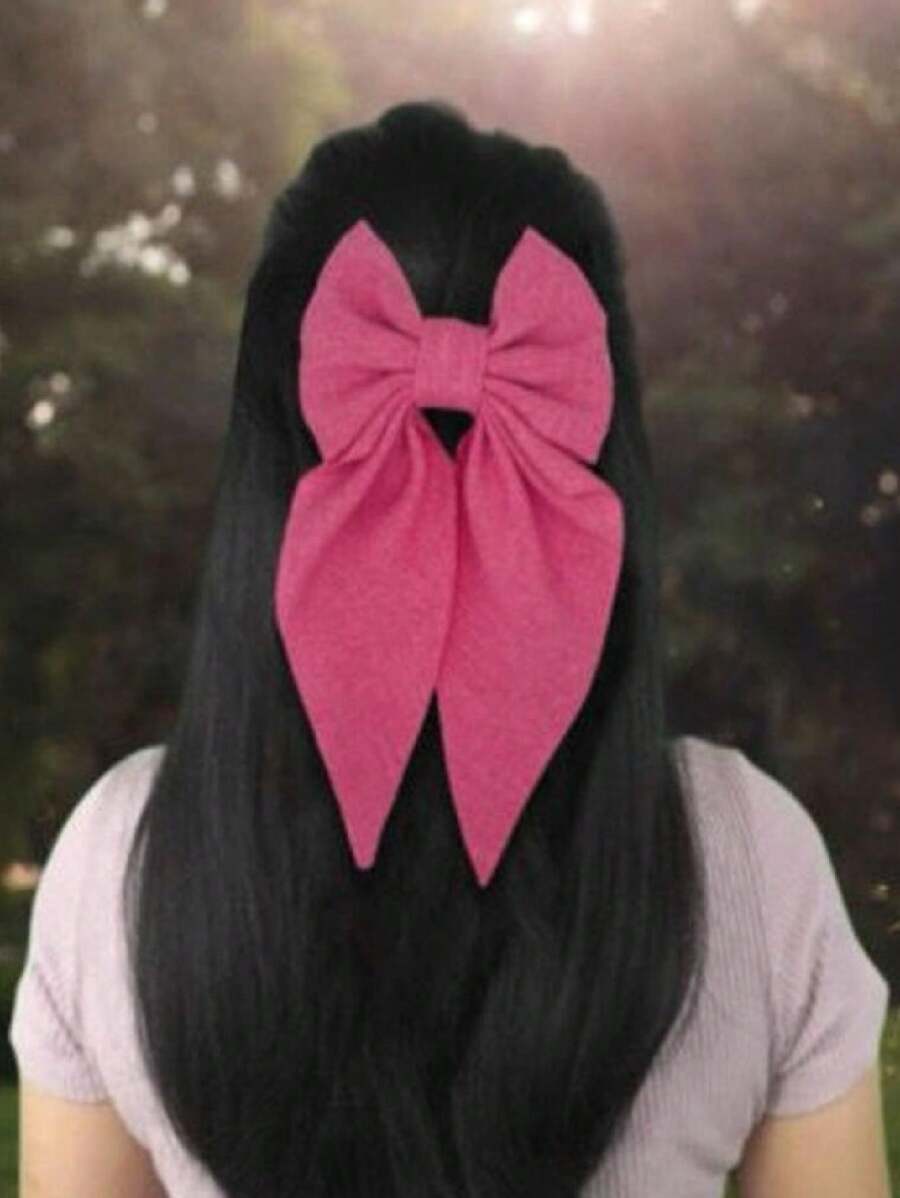 Kids Hair Accessories - 乾枯玫瑰色 - 查看 1