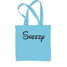 Sneezy - 7 Dwarfs Costume Shopping Tote Bag - 天藍色 - 查看 3