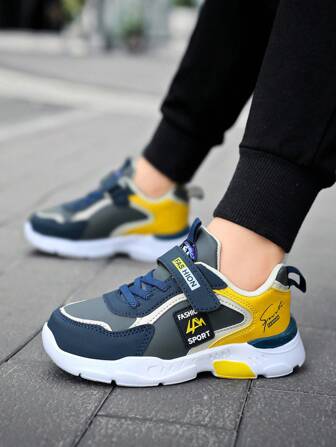 Children's Sports Shoes For Boys, Autumn New Arrival Leather Waterproof Anti-Slip Casual Running Shoes