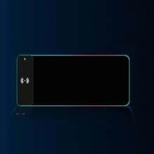 15W Fast Wireless Charging RGB Gaming Mouse Pad - 14 Light Modes, Oversized Size, Non-Slip Rubber Material - Perfect For PC Laptop And Desk Mat - Black - View 11