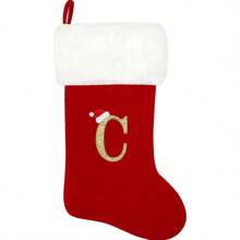 20 Inches Knit Monogram Stockings, Stockings Large Monogram Xmas English Letters Hanging Stockings Socks Double Sided Fireplace Hanging Stockings For Party Decoration New Year Party Gift Favors Supplies,Personalized Initial Stocking, Family Holiday Xmas Party Decor Birthday Home Decor Christmas Decorations Room Decor Christmas Winter Christmas Decorations Home Christmas Gifts Christmas Decor