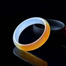 1入翡翠手鍊，綠色、黃色、紫色、白色，寶石手鍊，高品質寶石手鍊，手工製作手鍊，療癒保護幸運手鍊，手鍊珠寶盒(56-62毫米)時尚手鍊禮物，送給她的禮物。 - E1 - 查看 4