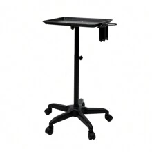 YUNRUX Storage Island & Carts - Black - View 3