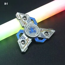 Finger Spinner Fidget Toy, Rotating Stress Relief Toy, Finger Gyro Toy - Multicolor - View 6