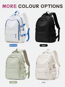 Laptop Backpack For Women, School Backpack For Girls Middle School High School College Students , Lightweight Durable Casual School Bookbag For Teen Boys And Girls, Large Capacity Backpack Travel Backpack With 15.6 Inch Laptop Compartment & Bottle Side Pockets, Multi-Pocket School Bag Work Bag For Women&Men College Students,The New And Old Versions Are Shipped Out Randomly. The New And Old Versions Are Shipped Out Randomly. - Burgundy - View 7
