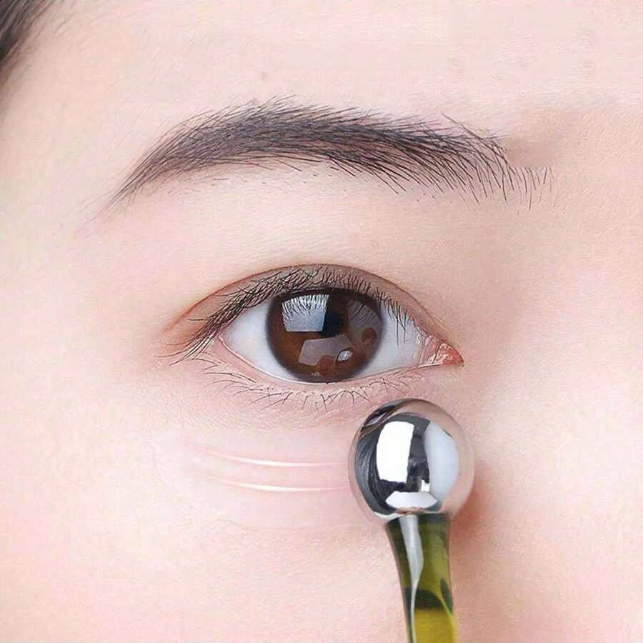 Hot Selling Eye Cream Massager Tool For De-Puffing & Lifting, Facial Beauty Serum Applicator,Beauty,Skin Care Products,Spa,Self Care,Skin Care Tools,Face Care,Esthetician Supplies,Massage,Face Massage Tool,Face Roller,Ice Roller,Ice Roller Face