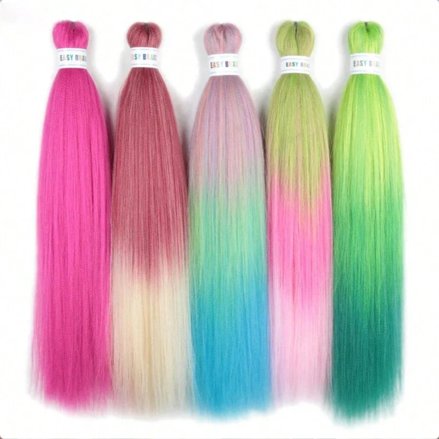 Perruques Synthétiques Pour Poupées - Lot De 5 - Extensions Cheveux DIY Artisanat