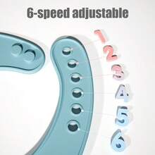 1pc Cute Cat Pattern Silicone Baby Bib, Waterproof & 3D Food Catcher, Easy To Clean For Toddler Drooling & Feeding - Multicolor - View 8