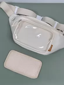 Kawaii Japanese Itabag School Girls Chest Bag Y2K Women Lolita Cute Crossbody Bag Girls Transparent Itabag Purses And Handbags Waist Ita Bag Sling Bag, Street & Japanese Style Women Bag - Black - View 4