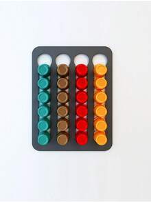 Coffee Capsule Rack Coffee Storage Display Shelf Wall-Mounted Non-Perforated Creative Cabinet Capsule Rack Coffee Supplies School Supplies - Multicolor - View 13