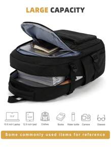 女士笔记本电脑背包，适合初中高中大学生的女生学校背包，适合青少年男孩和女孩的轻便耐用休闲书包，大容量旅行背包，带15.6英寸笔记本电脑隔层和水壶侧袋，适合男女大学生的多口袋书包工作包，新旧版本随机发货。新旧版本随机发货。