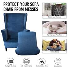 Sofa Covers - Navy Blue - View 9