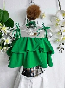 Women Tops - Green - View 1