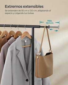 SONGMICS Coat Racks - Black - View 3