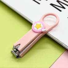 1pc Cartoon Nail Clippers Cute Portable Manicure Set With Nail File, Splash-Proof, Foldable - Multicolor - View 9