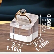 Acrylic Rings Display Stand For Ring Holder Jewellery Jewelry Organizer Stands Holders Set Case For Lady's Men's Rings Display - Multicolor - View 20