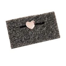 1pc New Rose Golden Women Glossy Heart Watch Band Charm Decoration Compatible With Apple Watch Band Accessories Compatible With Galaxy Watch Series Strap Charm Decor